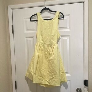 GREY LAB Yellow Sleeveless A-Line Sundress